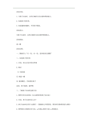 中班健康《鼻子出血怎么办》PPT课件教案参考教案.docx