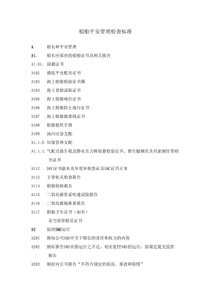 02船舶安全管理检查标准.docx