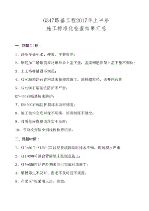 施工标准化检查结果.docx