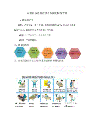 血液科急危重症患者跌倒的防范管理.docx