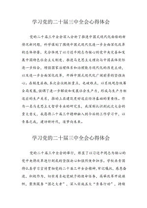 学习2024年党的二十届三中全会心得体会 （11份）_69.docx
