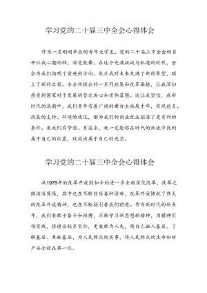 学习2024年党的二十届三中全会心得体会 （10份）_98.docx