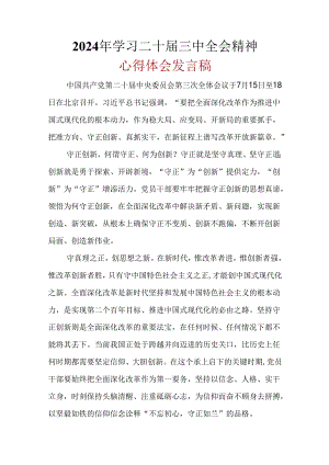 党员2024年二十届三中全会心得体会合集资料.docx