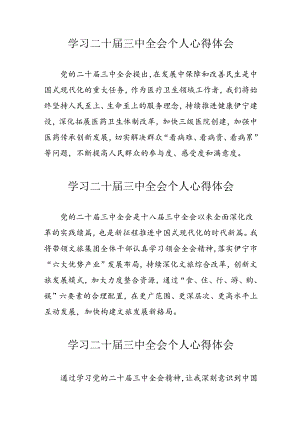 2024年学习《二十届三中全会》心得体会.docx