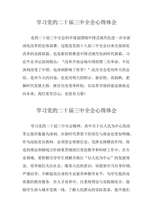 学习2024年党的二十届三中全会心得体会 （11份）_73.docx