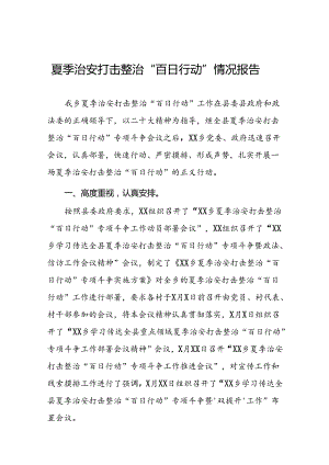 公安禁毒大队夏季治安打击整治工作总结十篇.docx