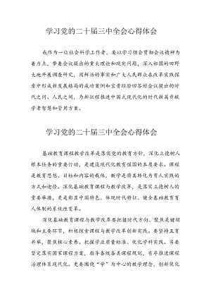 学习2024年党的二十届三中全会心得体会 （10份）_91.docx
