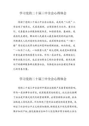 学习2024年党的二十届三中全会心得体会 （13份）_60.docx
