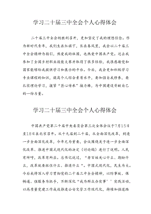 学习2024年二十届三中全会个人心得体会.docx