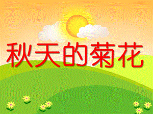 中班《天的菊花》PPT课件教案ppt课件.pptx