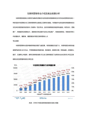 互联网营销专业讲解及就业前景分析.docx