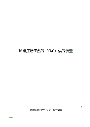 2024城镇压缩天然气（CNG）供气装置.docx