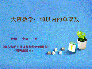 大班数学《10以内的单双数》大班数学《10以内的单双数》课件.pptx