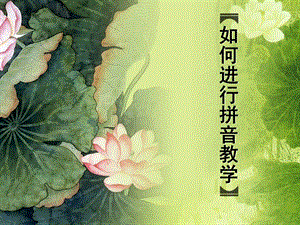 如何进行拼音教学PPT课件ppt课件.pptx