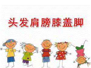 头儿肩膀膝盖脚PPT课件教案图片中班音乐：头发、肩膀、膝盖、脚.pptx
