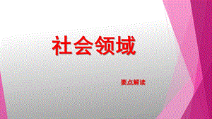 幼儿园社会领域PPT课件幼儿园社会领域.pptx