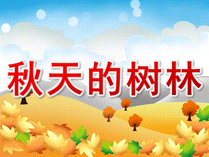 天的树林PPT课件教案图片PPT课件.pptx