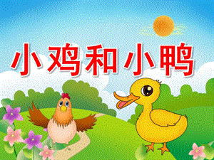 小班科学《小鸡和小鸭》PPT课件教案PPT课件.pptx