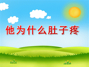幼儿园健康活动《他为什么肚子疼》PPT课件教案PPT课件.pptx