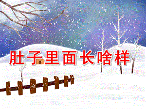 肚子里面长啥样图片PPT课件教案《肚子里面长啥样》.ppt