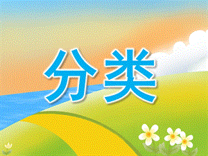 中班数学《分类》PPT课件教案PPT课件.ppt