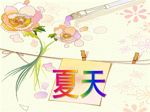 小班社会《夏天》PPT课件教案幼儿园小班社会课件：夏天.ppt