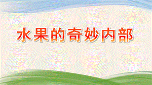 大班科学活动《水果的奇妙内部》PPT课件教案科学：水果的奇妙内部.ppt
