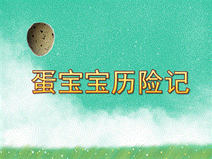 小班科学活动《蛋宝宝历险记》PPT课件教案PPT课件.ppt