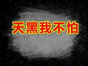 大班健康《天黑我不怕》PPT课件教案天黑我不怕.ppt