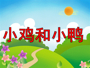 幼儿园故事《小鸡和小鸭》PPT课件教案PPT课件.ppt