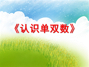大班数学计算《认识单双数》PPT课件大班数学计算《认识单双数》PPT课件.ppt