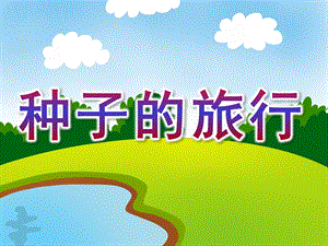 大班科学《种子的旅行》PPT课件教案大班：种子的旅行.ppt