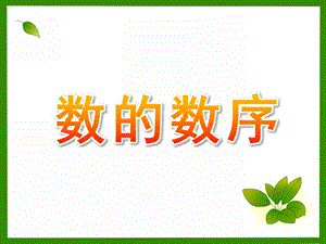 学前班数学《数的数序》PPT课件学前班数学之数的数序.ppt