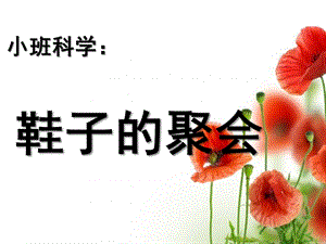 小班科学《鞋子的聚会》PPT课件教案鞋子的聚会-第五周科学.ppt
