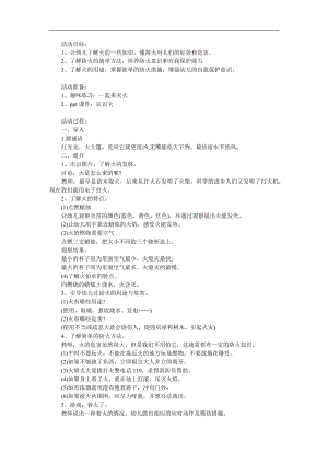 大班安全《认识火》PPT课件教案参考教案.docx