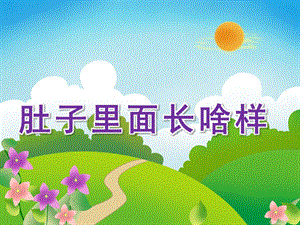 小班科学《肚子里面长啥样》PPT课件教案视频音乐小班科学《肚子里面长啥样》.ppt