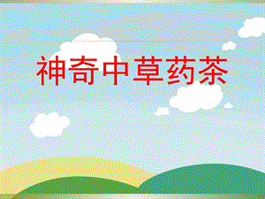 大班科学《神奇中草药茶》PPT课件教案ppt课件.ppt