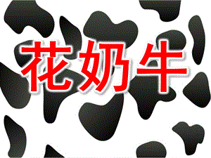 大班美术活动《花奶牛》PPT课件教案大班美术活动：花奶牛.pptx