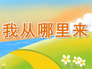 中班科学《我从哪里来》PPT课件教案PPT课件.pptx