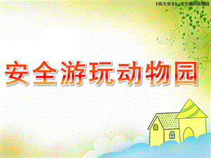 小班《安全游玩动物园》PPT课件教案安全游玩动物园.pptx