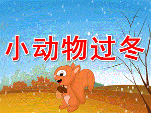 幼儿园科学《小动物过冬》PPT课件教案PPT课件.pptx