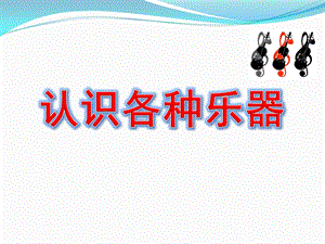 幼儿园音乐《认识各种乐器》PPT课件教案认识乐器.ppt