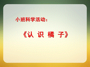 小班科学活动《剥橘子》PPT课件教案小班-科学：剥橘子.pptx