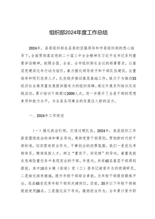 工作总结：20241127组织部2024年度工作总结.docx