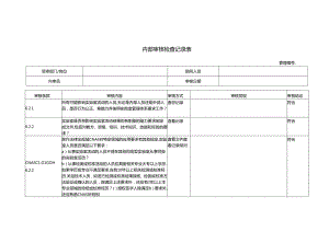 内审检查表-安全部.docx