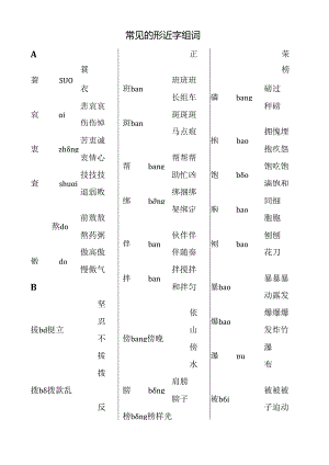 常见的形近字组词.docx