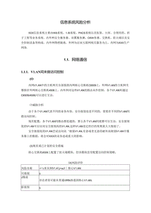 信息系统评估风险分析.docx