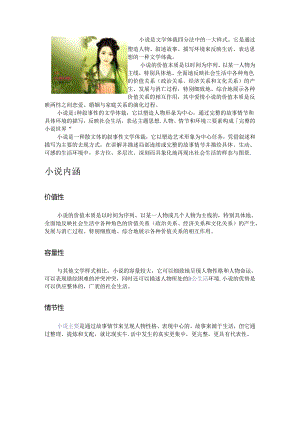 小说是文学体裁四分法中的一大样式.docx