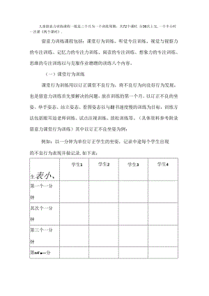 儿童注意力训练课程一般是三个月为一个训练周期.docx
