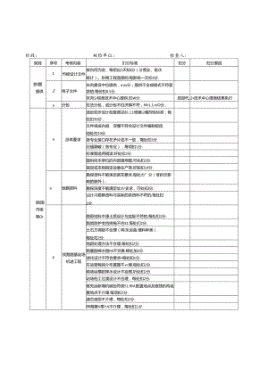 勘察设计单位施工图考核评分表.docx